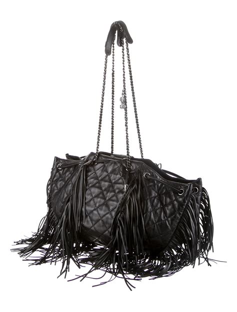 chanel western bag|Chanel Western Baluchon Fringe Bag .